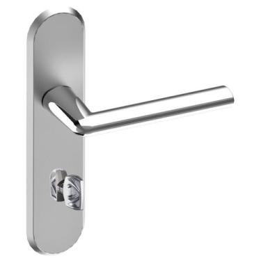 Imagem de Fechadura Banheiro S4cm Espelho Cromado Alster Aliança - Aliança Metal