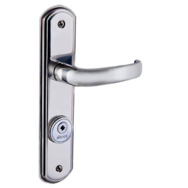 Imagem de Fechadura Tetra 7cm Cromado Orion Anatomic Aliança - Aliança Metalúrgi