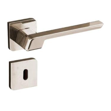 Imagem de Fechadura Interna Roseta S40mm Latonado Vega Aliança - Aliança Metalúr