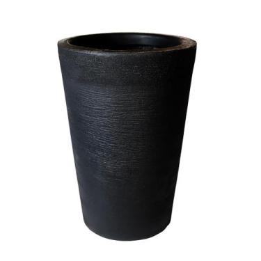 Imagem de vaso para planta em polietileno escovado 50cm com tratamento UV 35 lit