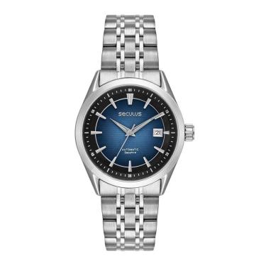 Imagem de Relógio Seculus Masculino Ref: 77349g0svna2 Automático Prateado