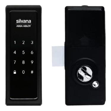 Imagem de Fechadura Digital Silvana Smart Lock Sdd200 Sobrepor Preta