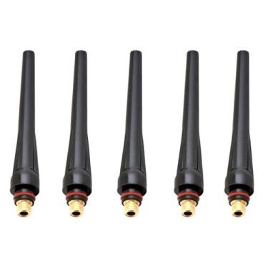 Imagem de Kit 5 Capa Longa para Tocha TIG TF505 para Tochas 17 18 26 116mm - V8 