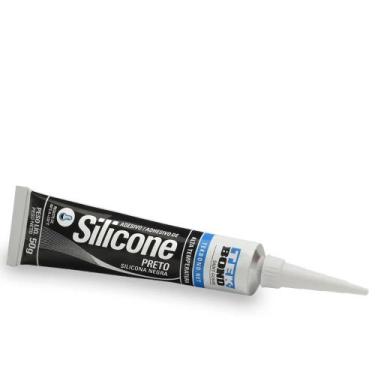 Imagem de Silicone Acetico Alta Temp 50g Preto - Tekbond - Tek Bond