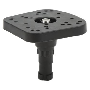 Imagem de Chiffonade 360 graus preto ajustável Fishfinder Mount Marine Electronics Universal Portable Sounder Mount para uso marítimo