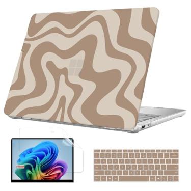 Imagem de B BELK Capa para Microsoft Surface Laptop 13 polegadas Touchscreen Copilot+ PC 2025 Modelo: 2095, capa rígida de plástico + capa de teclado + protetor de tela para Microsoft Surface de 13 polegadas