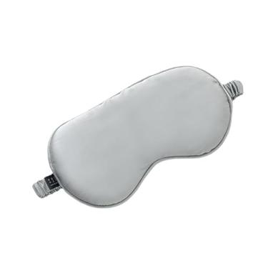 Imagem de Máscara para Dormir Tapa Olhos Tampã de Descanso CETIM(CINZA,2 UNI)