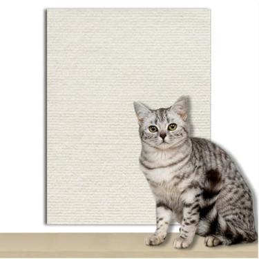 Imagem de Tapetes Arranhadores Adesivo: Sofá, Cama e Móveis Para Gato - Protetor Pet(BRANCO,50X120cm)