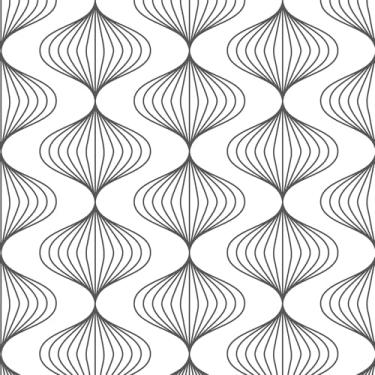 Imagem de Decotalk Papel de parede geométrico branco e cinza de 43 cm x 354 polegadas - Papel de parede geométrico para banheiro quarto papel de contato abstrato branco e cinza Elipses abstratas de vinil de