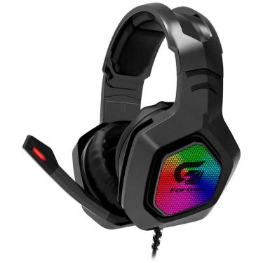 Imagem de Headset Gamer Fortrek Black Hawk - LED RGB - Conector 3.5mm e USB - 70530