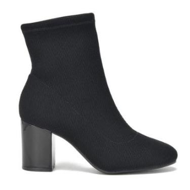 Imagem de Bota Via Marte Strech Elastano Canelada e Cano Curto 23-2508-Feminino