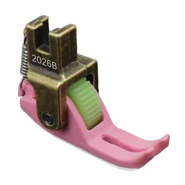 Imagem de Colaxi Calcador de rolo estreito, premium, universal para máquinas de costura industriais de ponto fixo com haste alta/baixa.