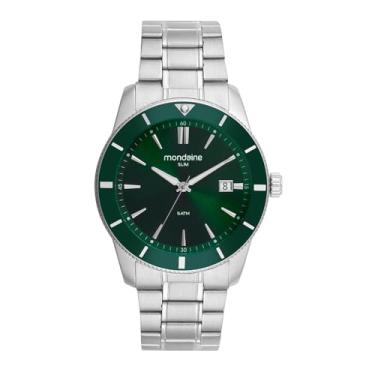 Imagem de Mondaine Relógio Masculino Slim Calendário Aço Prata 10mm 32947G0MVNE4