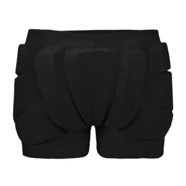 Imagem de lyrlody Joelheiras para Patinação, Material Respirável, Shorts Acolchoados à Prova de Impacto para Patinação No Gelo e Com Rodas, Protege As Nádegas e o Cóccix para Idades de 8 a 14 Anos (M)
