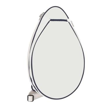 Imagem de Alomejor Bolsa de Estilingue de Mochila Com Tênis Com Pulseira Ajustável Vários Bolsos Com Zíper, para Esportes e Uso Diário (Borda azul)