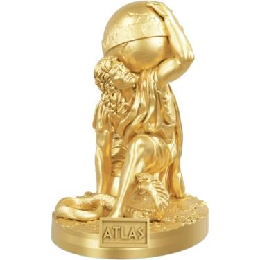 Imagem de Estátua Atlas Mitologia Grega Titã - Versão 2 (Cor Ouro)