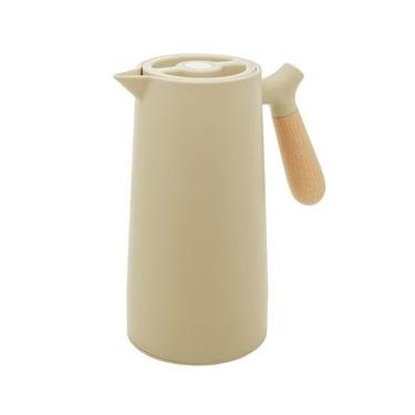 Imagem de Garrafa Térmica Wolff com Cabo Madeira Nórdica Menta - 1L Verde