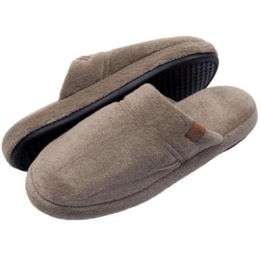 Imagem de Pantufa Masculina Atoalhada Flexível - PUFF - Caqui - 37/38, Caqui, 37