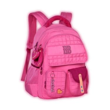 Imagem de Mochila Rebecca Bonbon Costas Escolar Juvenil Meninas Rosa