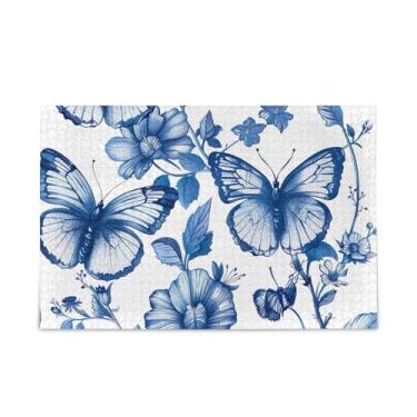 Imagem de WELLDAY Quebra-cabeça borboletas e flores silvestres 1000 peças grande jogo de arte para adultos adolescentes