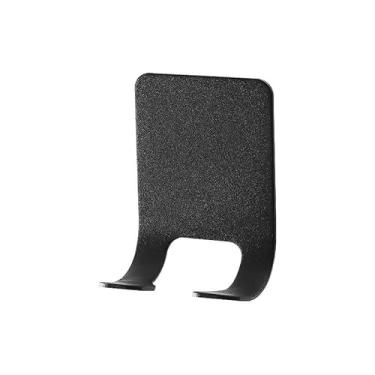 Imagem de Suporte Para Parelho De Barbear Lamina Gillette Gilete Prestobarba Em Aço Inox Fita 3M (Preto)