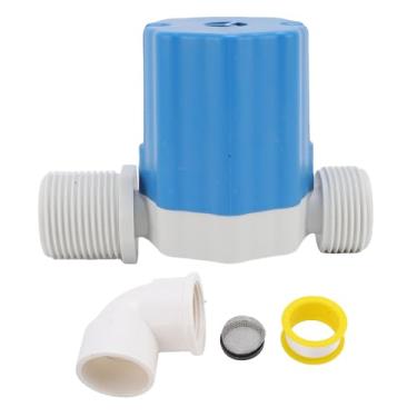Imagem de Garosa Válvula Automática de Controle de Nível de água de 1 Polegada Válvula Flutuante Embutida para Tanques de água Piscina Gado Aquecedor Solar Hidroponia Recarga Automática Não (Entrada lateral)