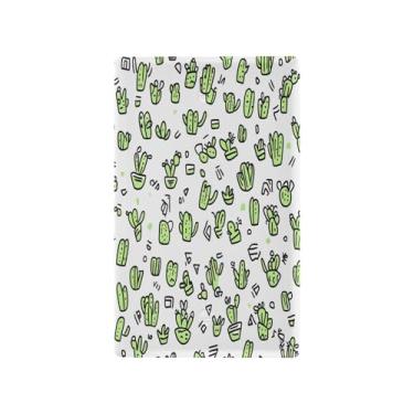 Imagem de Wassud Placa de cobertura para interruptor de luz, capa decorativa de cacto, placa de parede para tomadas elétricas em branco 11 x 6 cm