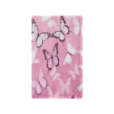 Imagem de Wassud Placa de cobertura para interruptor de luz, lindas borboletas, capas de tomadas duplex, placa de parede, decoração de casa, sala de estar, quarto, decoração