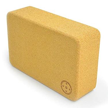 Imagem de Bloco para Yoga em Cortiça Natural Eco (23cm X 15cm X 10cm)