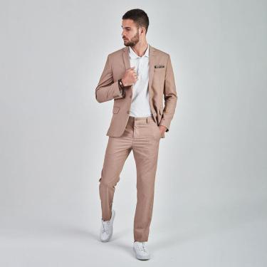 Imagem de Costume Masculino Alfaiataria Básica Docthos Easy Waterproof Slim Costume Docthos Easy Slim Waterpro-Masculino