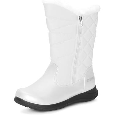Imagem de Khombu Bota de neve feminina Carly-kh24, Branco, 39