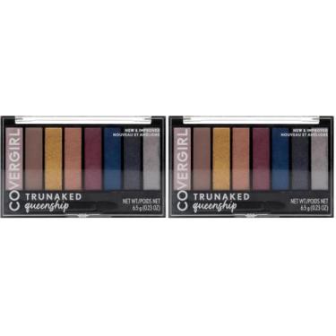 Imagem de Paleta de sombras COVERGIRL TruNaked Queenship 8 Shades, pacote com 2