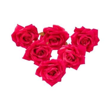 Imagem de 100 Peças De Flores Artificiais De 10CM Para Scrapbook, Decoração De N