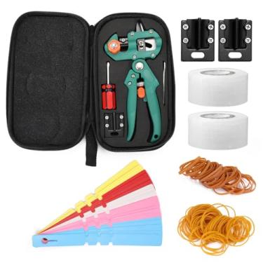 Imagem de Conjunto de Ferramentas Enxertia para Jardim Residencial Tesouras Profissionais Poda Árvores Frutíferas Kit Corte com Lâ