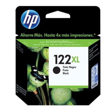Imagem de Cartucho De Tinta Hp 122xl Ch563hb Preto Deskjet 1000 J110a 2000 J210a 2050 J510a 3050 J610a