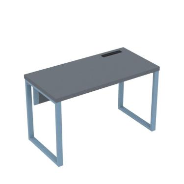 Imagem de Mesa Plataforma Unica 120x60 Pe40 Grafito-azul Dali