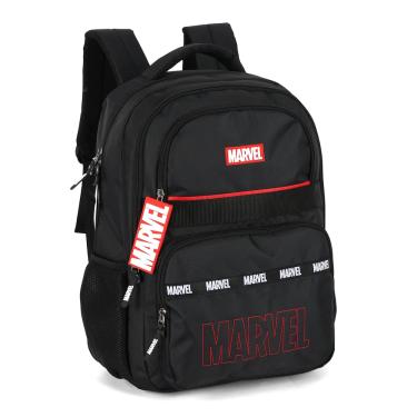 Imagem de Mochila Marvel Luxcel – Escolar Juvenil Preta