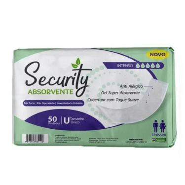 Imagem de Absorvente Geriátrico Pós Parto Incontinência Security 50 Unidades