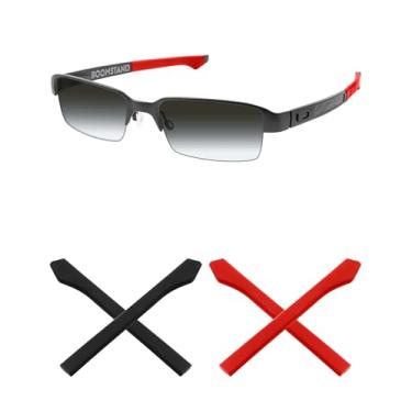 Imagem de Mryok – Opções de substituição para óculos de sol Oakley BoomStand, Red & Black, One Size