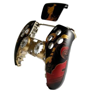 Imagem de IFEEHE Faceplate Housing Custom Gold Front Touch Pad Cover With Tools for PS5 Controller