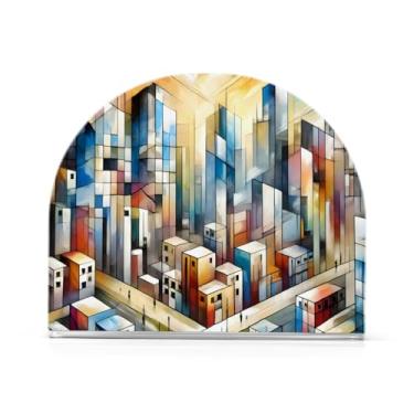 Imagem de Porta-guardanapos de mesa com luz urbana moderna, suporte de guardanapos de papel, pacote com 2, porta-guardanapos de coquetel