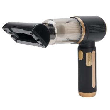 Imagem de EBTOOLS Vacão de Carro Portátil, Vácuo Sem Fio Portátil, Filtro Lavável, Espanador Ar, Sucção Poderosa 14000pa, Com 2 Bateria 2000mAh, Tipo C Recarregável, para Mesa, PC, Teclado