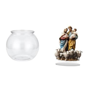 Imagem de Whtkoph Vaso Aquário de Acrílico Transparente, Ornamento de Mesa Exclusivo, Ideal para Artesanato, Presente para Quarto, Sala de Estar, Decoração.