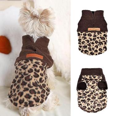 Imagem de Suéteres para cães pequenos, meninas, meninos, roupas de cachorro com orifício para trela, suéter quente de outono e inverno para xícara de chá de chihuahua shih tzu yorkie, roupas para cachorrinhos, roupas para gatos