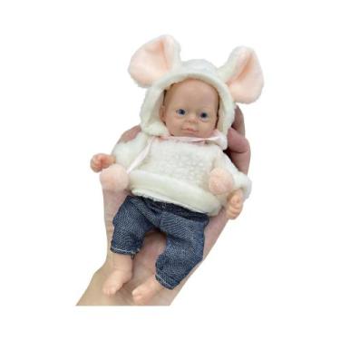 Imagem de Bonecas De Silicone Reborn De 6 Polegadas, Meninos Adoráveis, Boneca D
