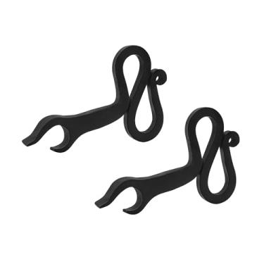 Imagem de Lord of Battles Abridor de garrafa medieval | Abridor de garrafa de cerveja forjado à mão de ferro viking (preto)