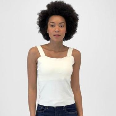 Imagem de Blusa Pacific Blue Regata Canelada com Bojo Feminina-Feminino