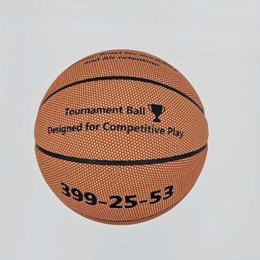 Imagem de imma Sports Torneio de basquete para ambientes internos e externos, tamanho 7, micropartículas de couro PU com tecnologia de aderência aprimorada, bola de jogo de competição, marrom