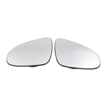 Imagem de Lente do espelho retrovisor de vidro aquecido lateral da movimentação dianteira compatível com toyota yaris 2012 2013 2014 2015-2019(A pair)