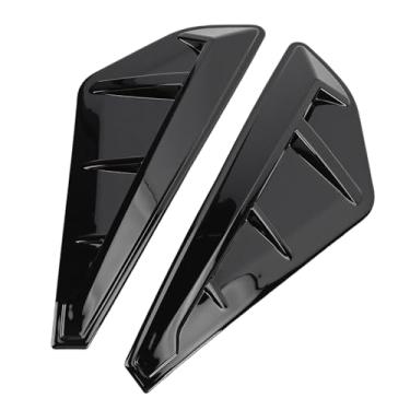 Imagem de Aramox Para-lamas Laterais Guarnição Ventilação de Ar Estilo M Adesivo Traseiro Abs Substituição à Prova de Calor de Alta Resistência para X5 M G05 Esporte Prefacelift 2019 2023 (Preto brilhante)